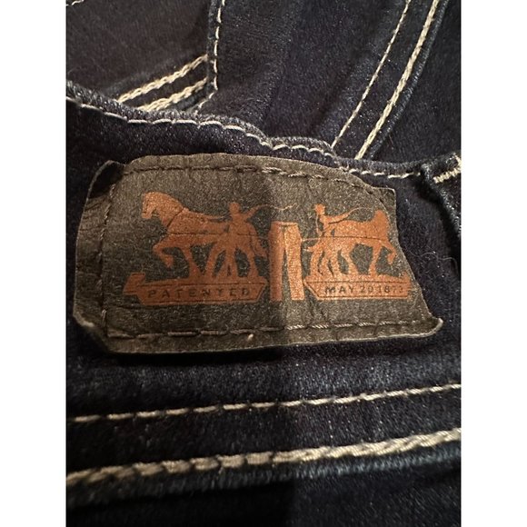 Vintage Levi Too Super Low Stretch Jeans Size 9M #0079 - Picture 4 of 11